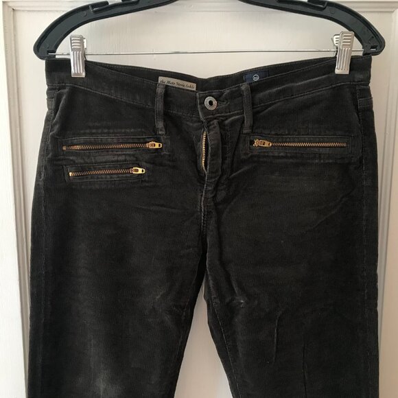 Anthropologie | AG Stevie Ankle Moto Cords Moss - Picture 6 of 16